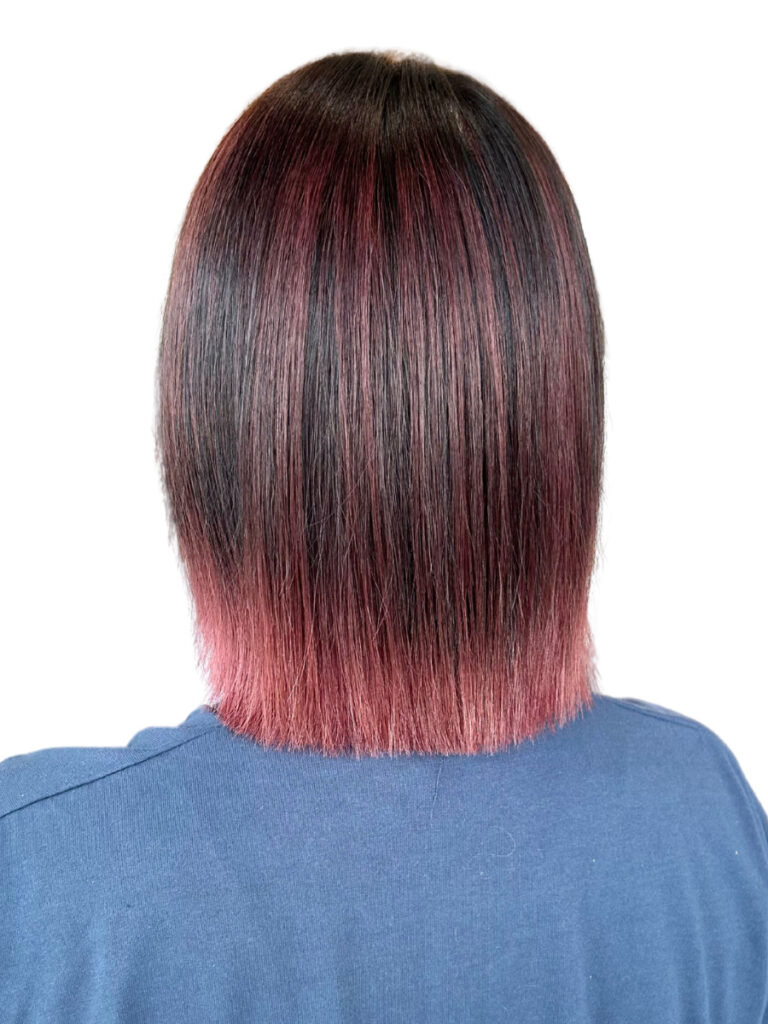 ピンクレッドバレイヤージュ