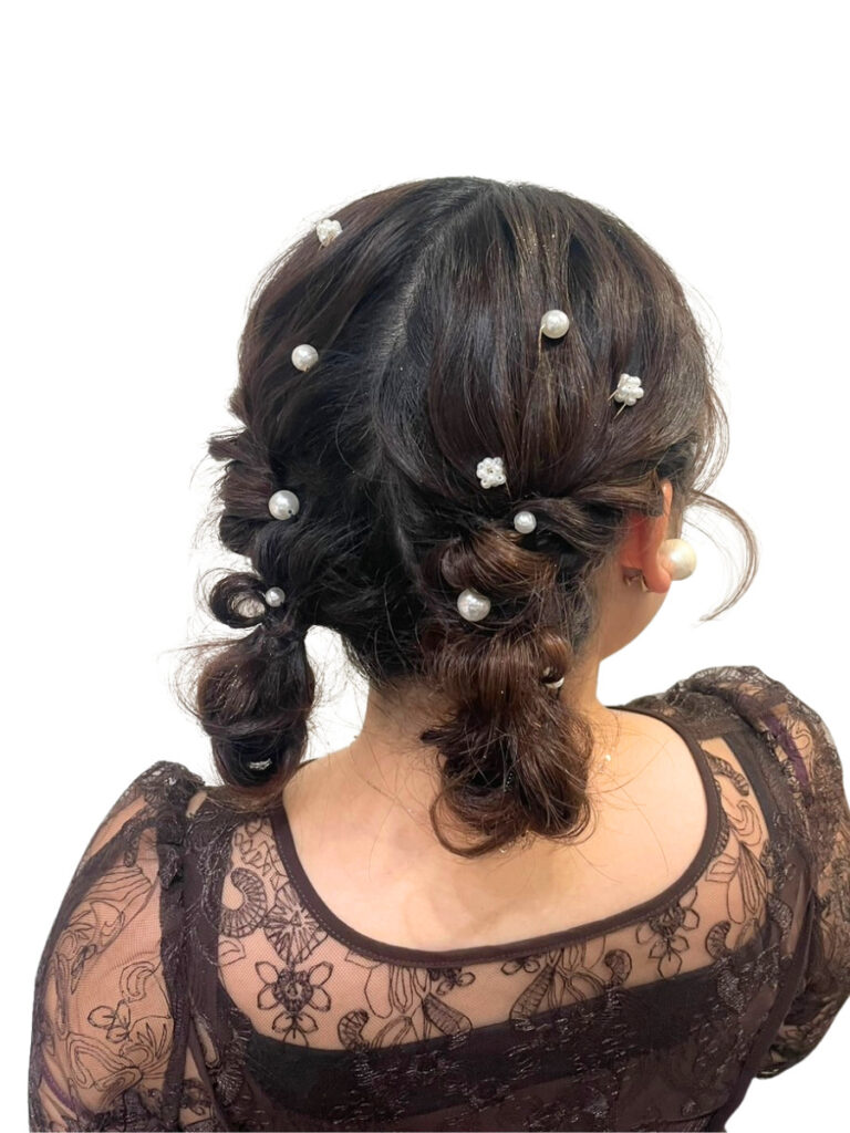 お呼ばれアレンジ