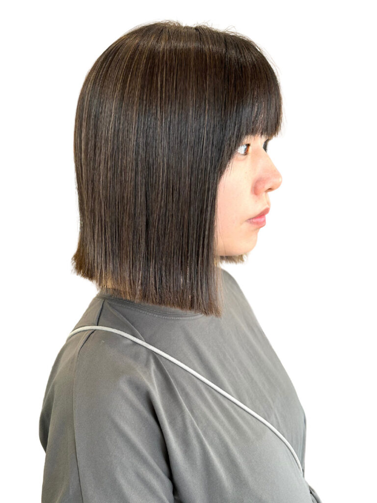 切りっぱなしボブ